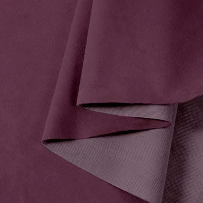 Abbildung von FORTIS Microfaser Alicante Imitat Möbelstoff Wildleder PKW Violett T049 12