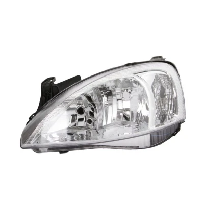 Abbildung von VAN WEZEL 3779963 Scheinwerfer links H7/H7 glasklar für Rechtsverkehr mit Stellmotor LWR OPEL: Corsa C Schrägheck, Combo Kasten / Kombi