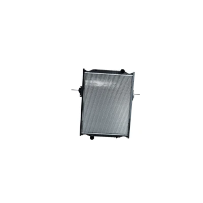 Abbildung von NRF 500024 Kühler, Motorkühlung Aluminium 556mm 718mm 48mm ohne Klammer Kühlrippen gelötet