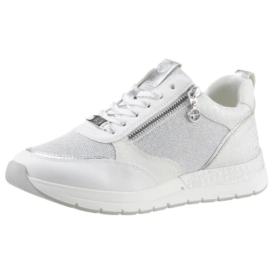 Abbildung von Tamaris Sneaker low, Damen, Größe: 39, White comb Schuhe