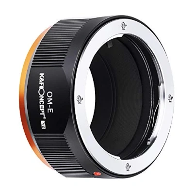 Abbildung von K&amp;F Concept Adapterring, kompatibel mit Olympus Om Objektiven auf Sony E Kameras