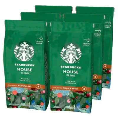 Abbildung von STARBUCKS House Blend, Mittlere Röstung, Filterkaffee 200g (6er Pack)