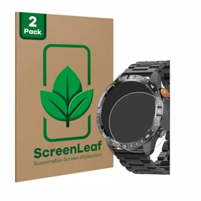 Abbildung von ScreenLeaf (2 Stück Schutzfolie für Swgota AK57 1.43&quot; [nachhaltiger Displayschutz, Folie, transparent, kratzfest]