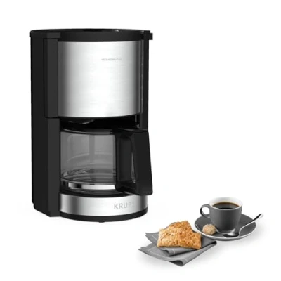 Abbildung von Krups Filterkaffeemaschine ProAroma Plus KM321, 1,25l Kaffeekanne, Papierfilter 1x4, mit Aromaschalter, 1100 Watt