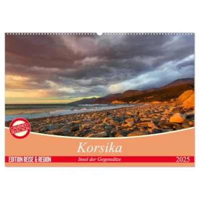 Abbildung von Korsika Insel der Gegensätze (Wandkalender 2025 DIN A2 quer), CALVENDO Monatskalender