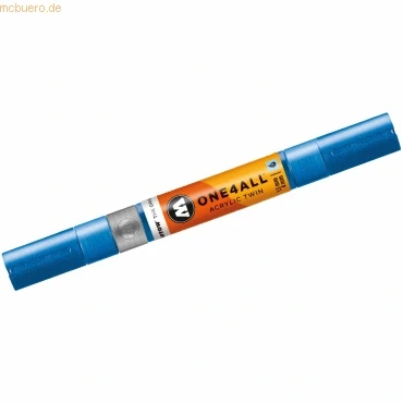 Abbildung von Molotow Permanentmarker One4All Acrylic Twin nachfüllbar 1,5 und 4mm m