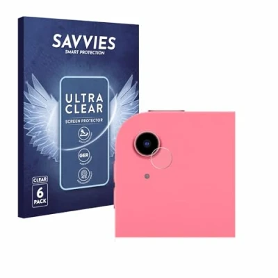 Abbildung von Savvies 6 Stück Schutzfolie für Apple iPad 10.9&quot; WiFi Cellular 2022 (NUR Kameraschutz, 10. Gen.) Displayschutz Folie Ultra Transparent