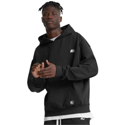 Abbildung von Starter Essential Kapuzenpullover, Herren, Größe: XL, Black