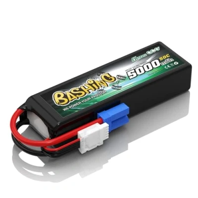 Abbildung von Gens Ace 4S Lipo Akku 5000mAh 14.8V 50C Bashing Batterie mit EC5 Stecker für RC Auto,RC Flugzeug, Hubschrauber, Hobby