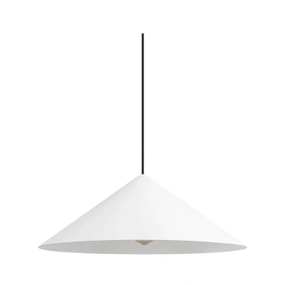 Abbildung von SLV MAGICO 55 Schwarz Pendelleuchte, Hängelampe aus Metall, Innenbeleuchtung, Deckenleuchte, Esszimmerleuchte, Wohnzimmerleuchte Konisch, E27, 10W, Matt, Ø cm