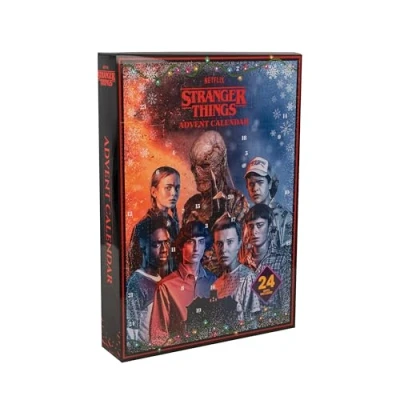 Abbildung von Cinereplicas Stranger Things Adventskalender 2024 Offizielle Lizenz