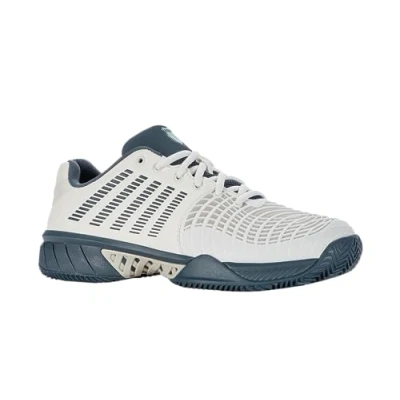 Abbildung von K Swiss Performance Herren Express Light 3 HB Tennis Shoe, Star White/Moonstruck/Indian Teal, 47 EU