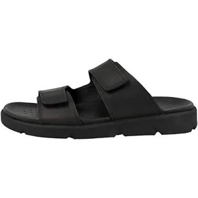 Abbildung von Geox XAND 2S U35BGB Pantolette flach, Herren, Größe: 43, Schwarz Schuhe
