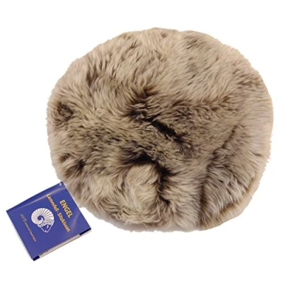 Abbildung von Reissner Lammfelle Sitzauflage DIANA 34 CAP Schaffell hochwollig rund 34cm Cappuccino