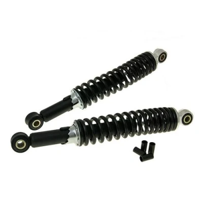 Abbildung von VANEZ Stoßdämpfer Set 260mm schwarz universal kompatibel für Roller, Mofa, Moped, Motorrad, Quad, ATV