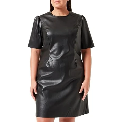 Abbildung von Noisy May Curve Nmhill Short Dress Freizeitkleid, Damen, Größe: 46, Black