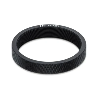 Abbildung von JJC Kamera Objektiv Filter Adapterring für Fujifilm X100VI X100V X100F X100T X100S X100 X70 Kamera, unterstützt 49 mm und Original FLCP Objektivdeckel, ersetzt AR X100, Schwarz
