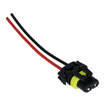 Abbildung von L &amp; P Car Design 1x HB4 Lampen Stecker Fassung Sockel Lampenfassung Lampensockel Lampenstecker P22d 9006 mit Kabel für Glühlampen Glühbirnen