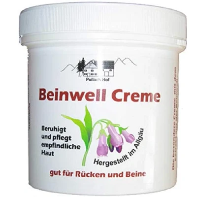 Abbildung von 4 Dosen/Tiegel Beinwell Creme vom Pullach Hof