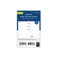 Abbildung von Filofax Mini Woche auf zwei Seiten Englisch 2026 Terminplaner 26 68121