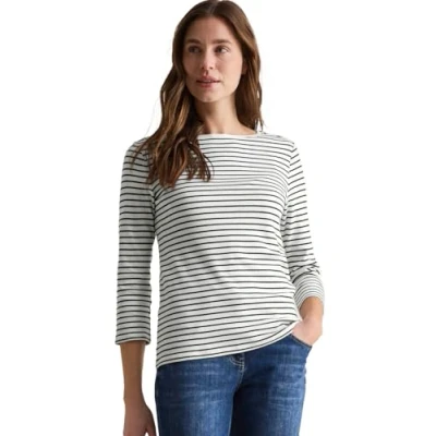 Abbildung von Cecil Gestreiftes Strickpullover, Damen, Größe: Large, Pink