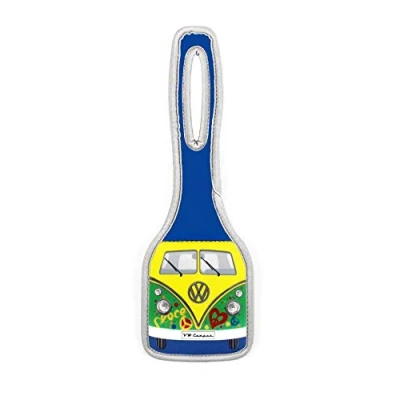 Abbildung von VW Collection by Brisa Volkswagen T1 Bulli BUS KOFFERANHÄNGER Reisezubehör, Größe: One Size, Grün