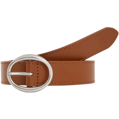 Abbildung von Calvin Klein Jeans Classic Round BELT Gürtel business, Damen, Größe: 70, Cognac