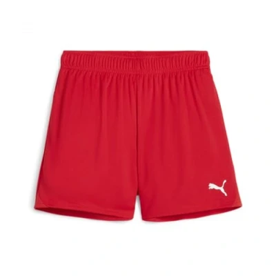 Abbildung von PUMA teamGOAL Shorts WMNS, Unisex Erwachsene Gestrickte Shorts, Red White, 705754