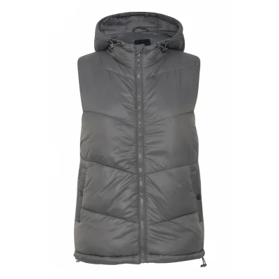 Abbildung von Oxmo Oxtabita Weste, Damen, Größe: Large, Pewter