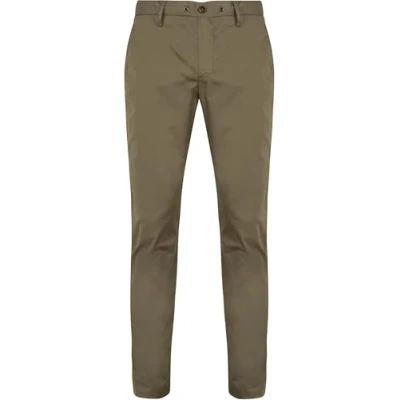 Abbildung von ALBERTO Slim Fit Hose Super Light Reißverschluss Paspelgesäßtaschen oliv Gr. W35 L32