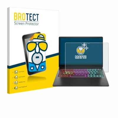 Abbildung von BROTECT Entspiegelungs Schutzfolie für HP Omen Transcend 14 Matte Displayschutz Folie, Anti Reflex, Fingerprint