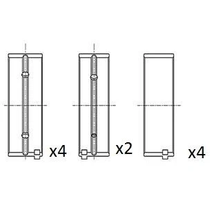 Abbildung von FAI AutoParts BM1043 STD Kurbelwellenlager FORD: Focus 2 Schrägheck, MONDEO 4 Turnier, Mk1 Kombi