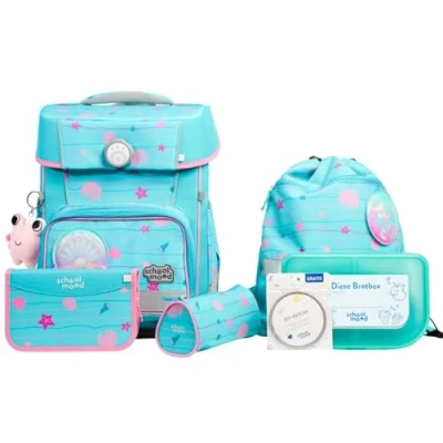 Abbildung von SCHOOL MOOD Champion Pro Schulranzen Set 7 tlg. Lilly Meerjungfrau