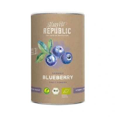 Abbildung von Harvest Republic Bio Wildheidelbeerpulver aus gefriergetrockneten Früchten Perfekt für Smoothie Bowls, Porridge und Frühstücksbowls 100% Fruchtpulver ohne zugesetzten Zucker (125 g)