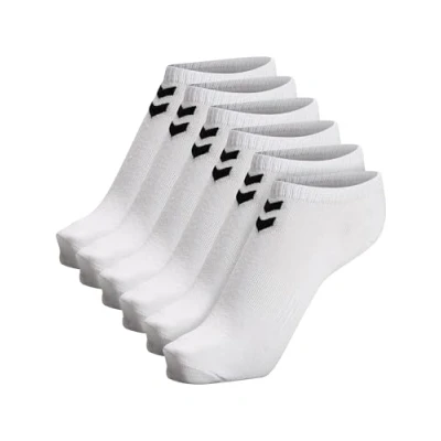 Abbildung von Hummel Chevron Ankle SOCK 6 PACK Unisex Füßlinge, Größe: 46/48, White
