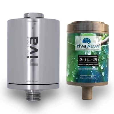 Abbildung von rivaALVA Wasserfilter ALVA Skin &amp; Hair EM Duschfilter mit Keramik
