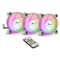 Abbildung von Inter Tech Argus RS 06 RGB 3er Set 120mm PWM Gehäuselüfter
