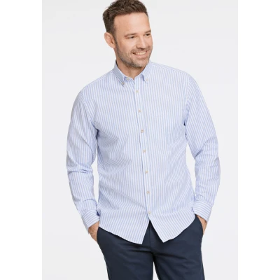 Abbildung von Jack&#039;s Sportswear Striped Hemd, Herren, Größe: XL, Sky blue