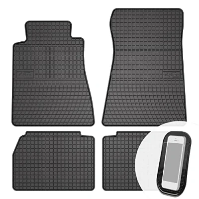 Abbildung von Gummimatten Auto Fußmatten Gummi Automatten Passgenau 4 teilig Set passend für Mercedes 190 W201 1982 1993
