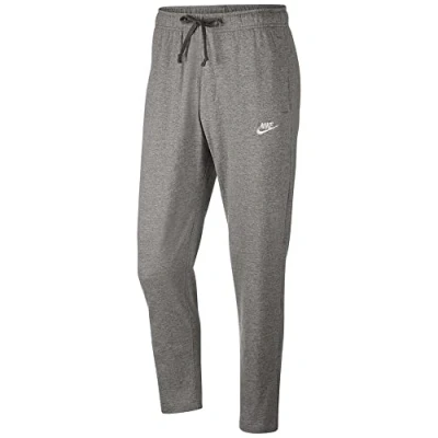 Abbildung von Nike Herren Sw Club Hose, Dk Grey Heather/White, M