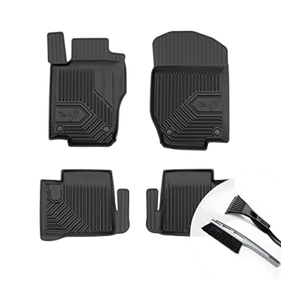 Abbildung von moto MOLTICO Gummimatten Auto Fußmatten mit Rand Gummi Automatten 4 teilig Set passend für Mercedes Benz ML W164 2005 2011