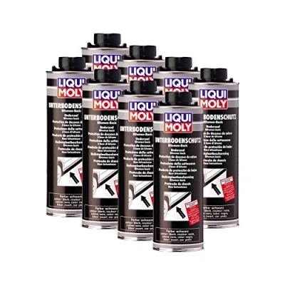 Abbildung von Liqui Moly 8X 6112 Unterbodenschutz Bitumen schwarz Dose Unterboden Schutz 1L