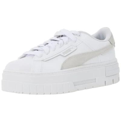 Abbildung von Puma Mayze Crashed Sneaker low, Damen, Größe: 40, White Leder/synthetik