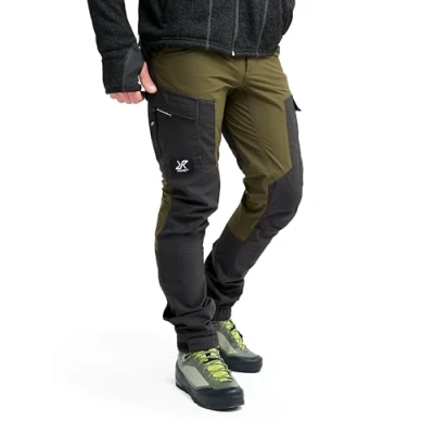 Abbildung von RevolutionRace Herren RVRC GP Pants, Hose zum Wandern und für viele Outdoor Aktivitäten, Dark Olive, XXL