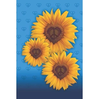 Abbildung von Ukraine Tagebuch, Notizbuch Liniert: Sonnenblumen Journal, DIN A5