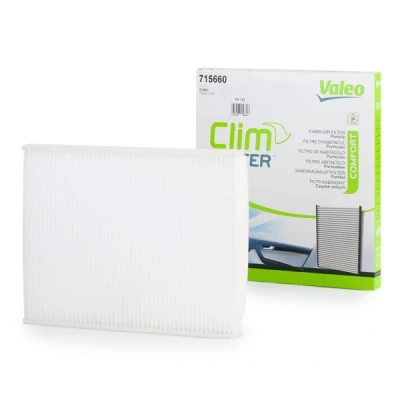 Abbildung von VALEO CLIMFILTER COMFORT 715660 Innenraumfilter Partikelfilter 239 189 23 FORD: B Max, FIESTA 6, Tourneo Courier