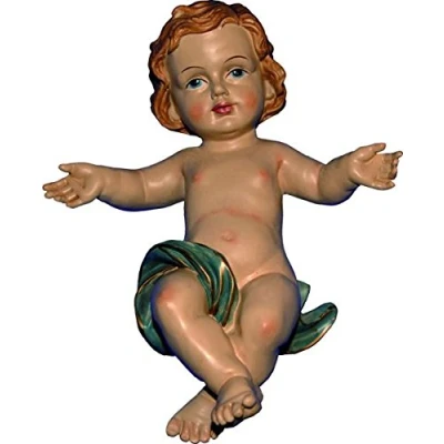 Abbildung von Heiligenfigur, Jesuskind, Höhe 8cm, handbemalen