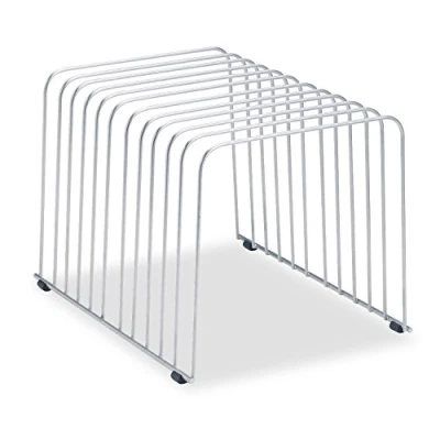 Abbildung von Fellowes Schreibtisch Organizer, 11 Fächer, 22,9 x 29,5 20,3 cm, Draht, silberfarben (72012)