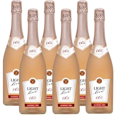 Abbildung von LIGHT live alkoholfrei 0,0% Sparkling rose (6 x 0,75 l)