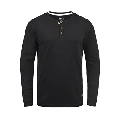 Abbildung von Solid Sdvolko Langarmshirt, Herren, Größe: Medium, Black